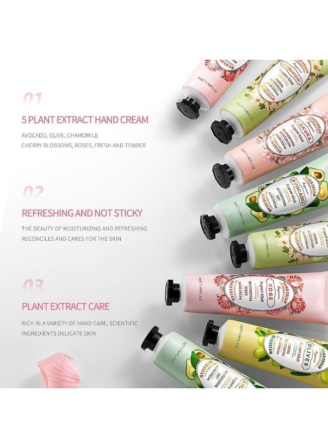 ChicAbode 20 Pack Hand Cream Gift Set, Moisturizing Hand Care Cream Travel Gift Set, Travel Size Hand Lotion for Women, Natural Plant Extracts, For Dry Cracked Hands, Mini Hand Cream With Natural Aloe - Image 3
